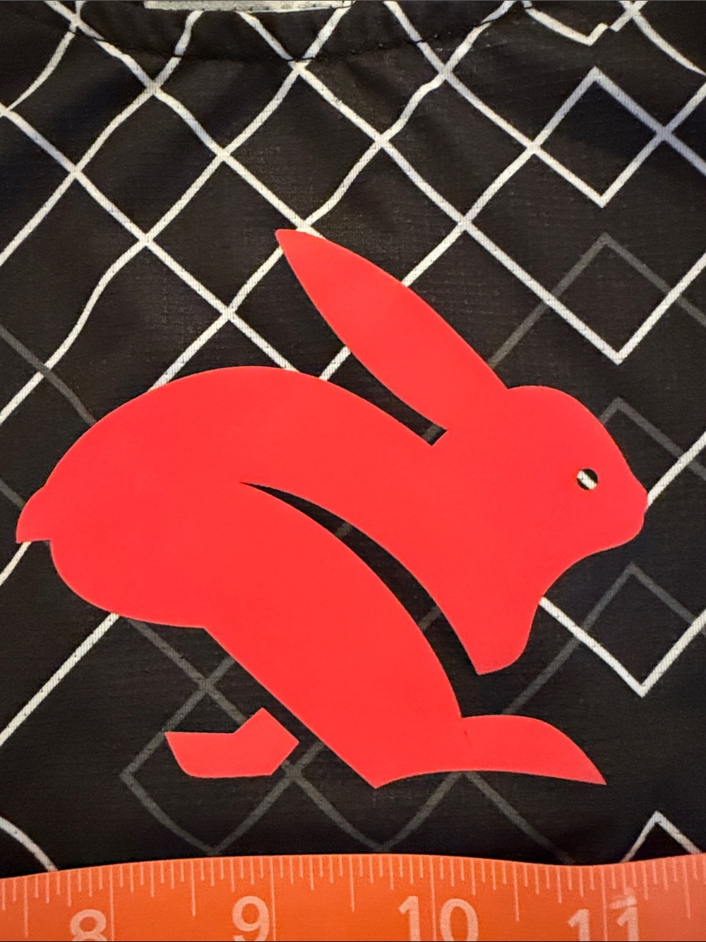 Men's Rabbit Elite Black Racerback Tank Top with Red Rabbit Logo - Picture 3 of 11